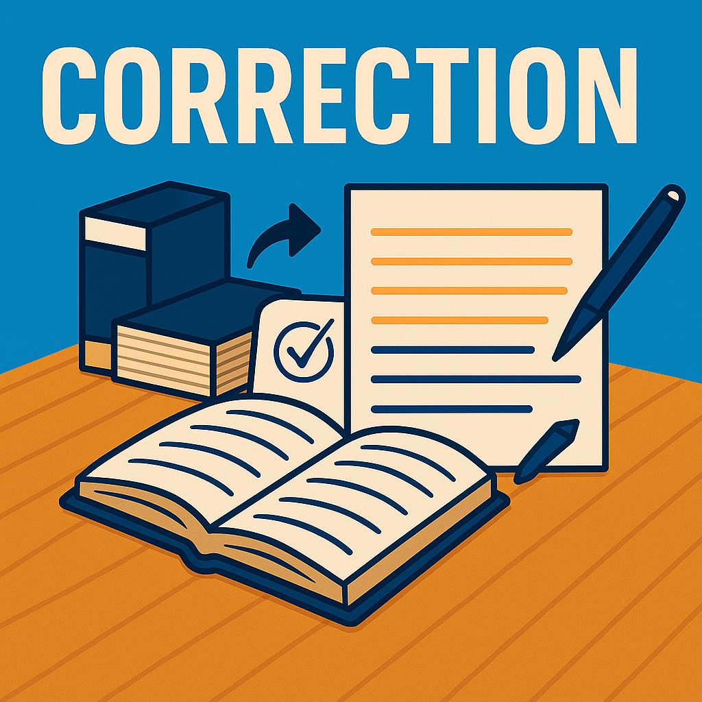 Correction et amélioration de texte - Travail soigné et humain