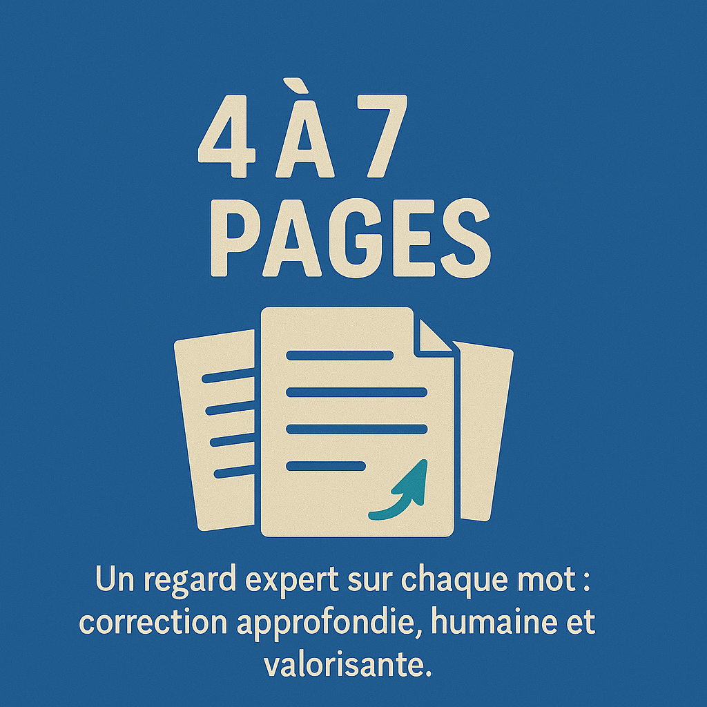 Correction et amélioration de texte - Travail soigné et humain